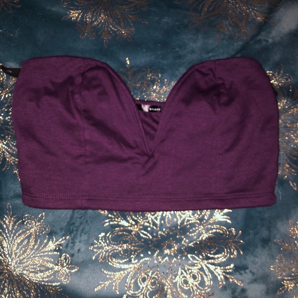 Bustier crop top